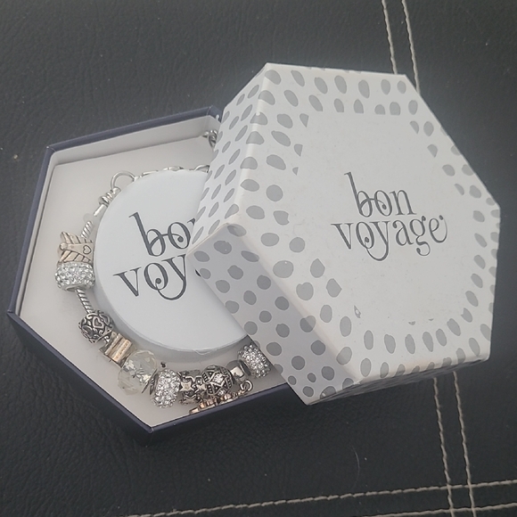Bon Voyage Silver-Tone Charm Bracelet - Picture 6 of 6